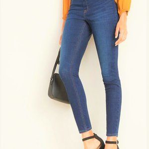 Midrise Pull-on Skinny Jeans from Old Navy